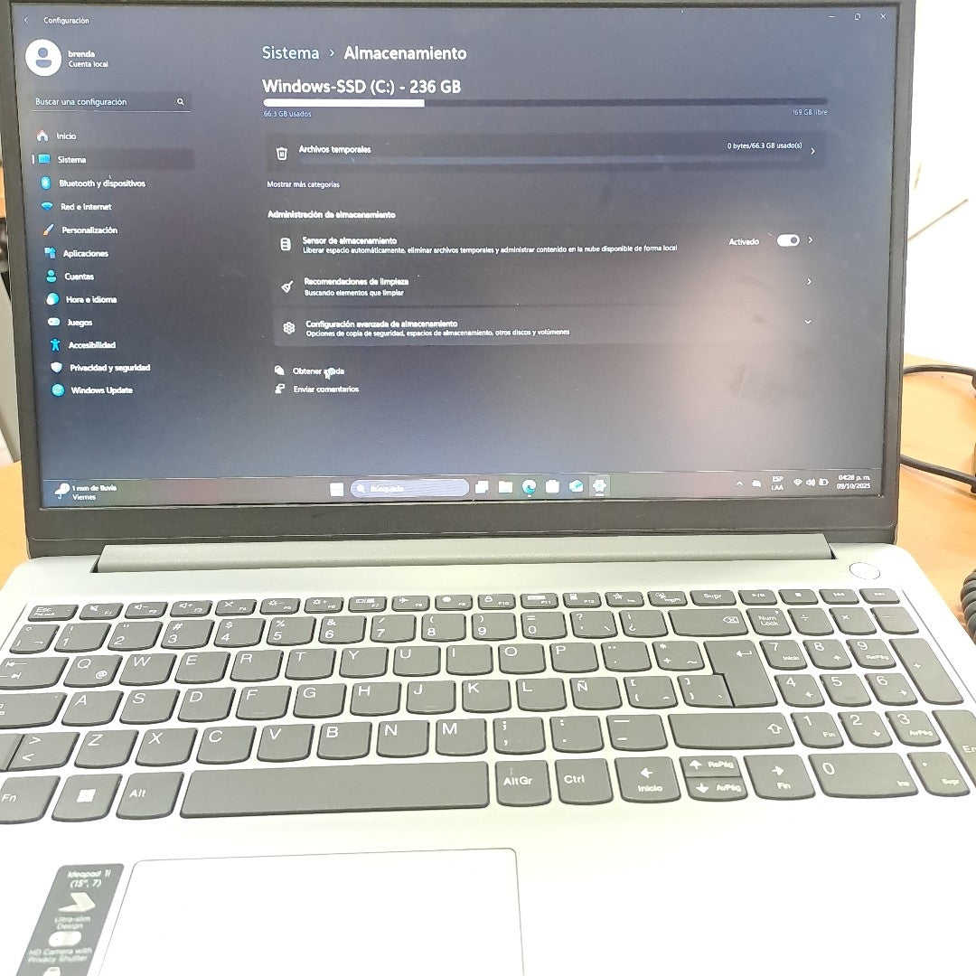 LAPTOP LENOVO IDEAPAD 1 15IGL7 (2023) 256 GB SSD 8 GB RAM