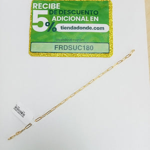 PULSERAS CABALLERO ORO 14K 3.7 (NUEVO)