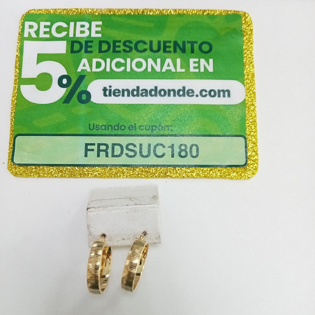 ARRACADAS ORO 14K 2.1 (NUEVO)