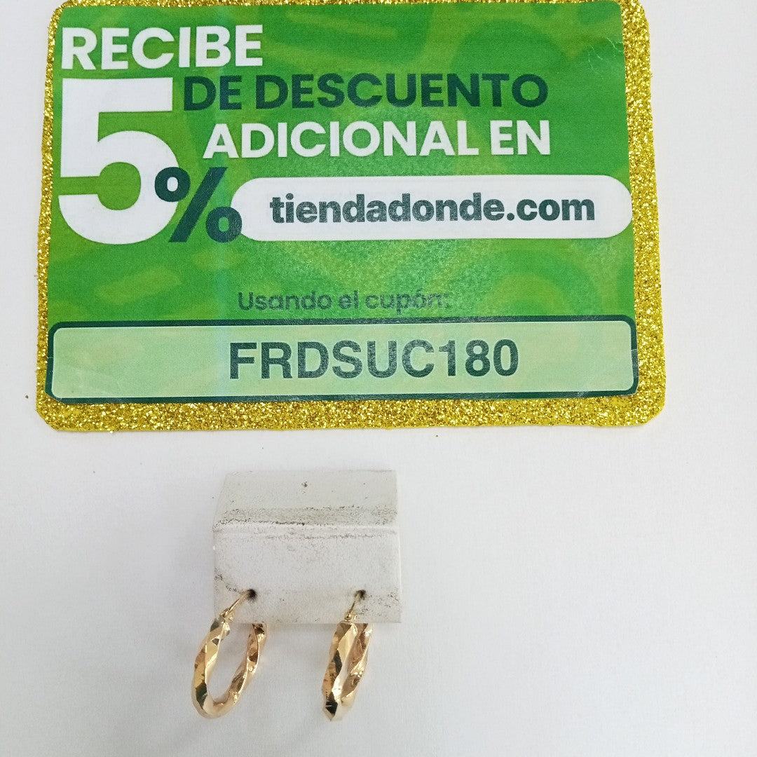ARRACADAS ORO 14K 2.5 (NUEVO)