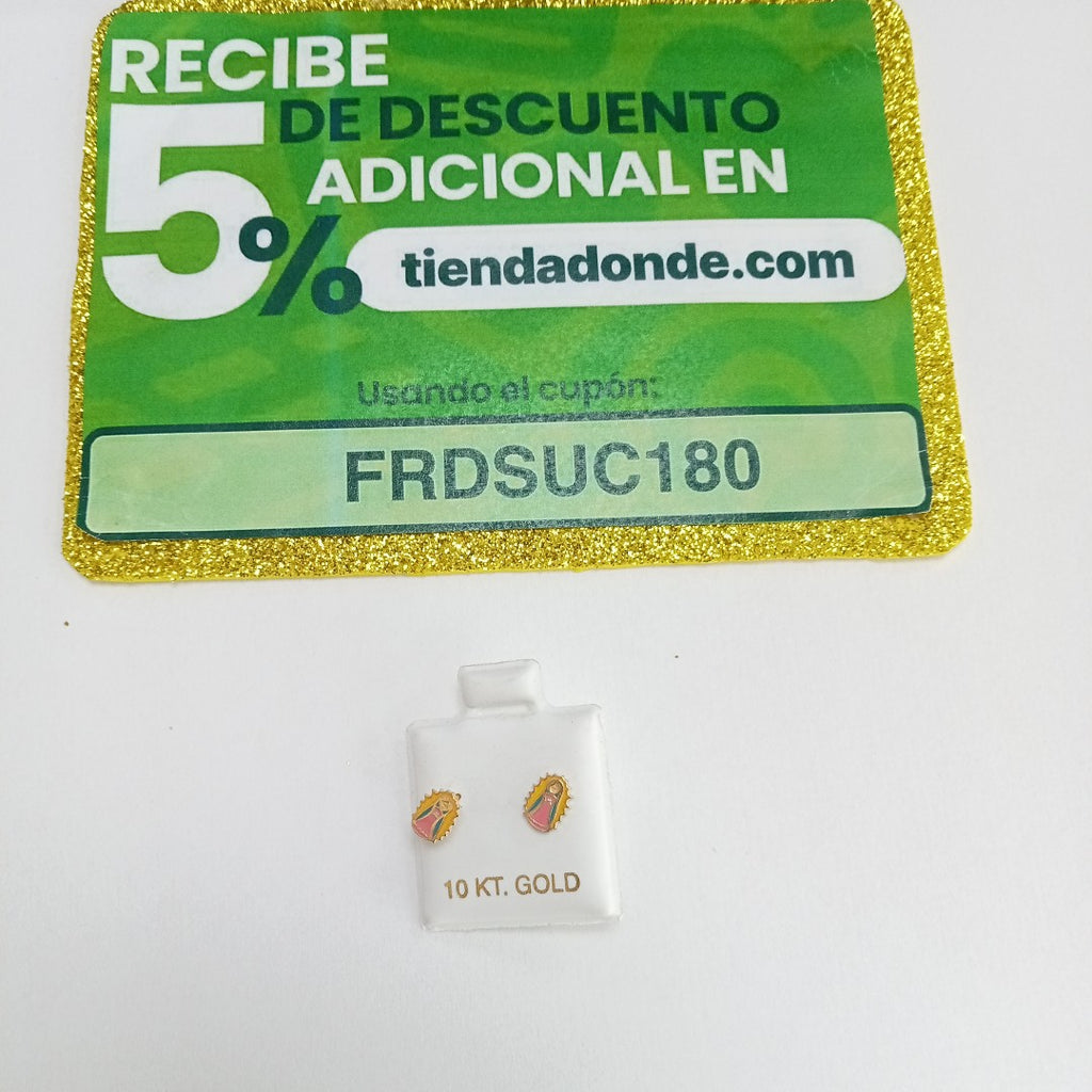 BROQUELES ORO 10K 1 (NUEVO)