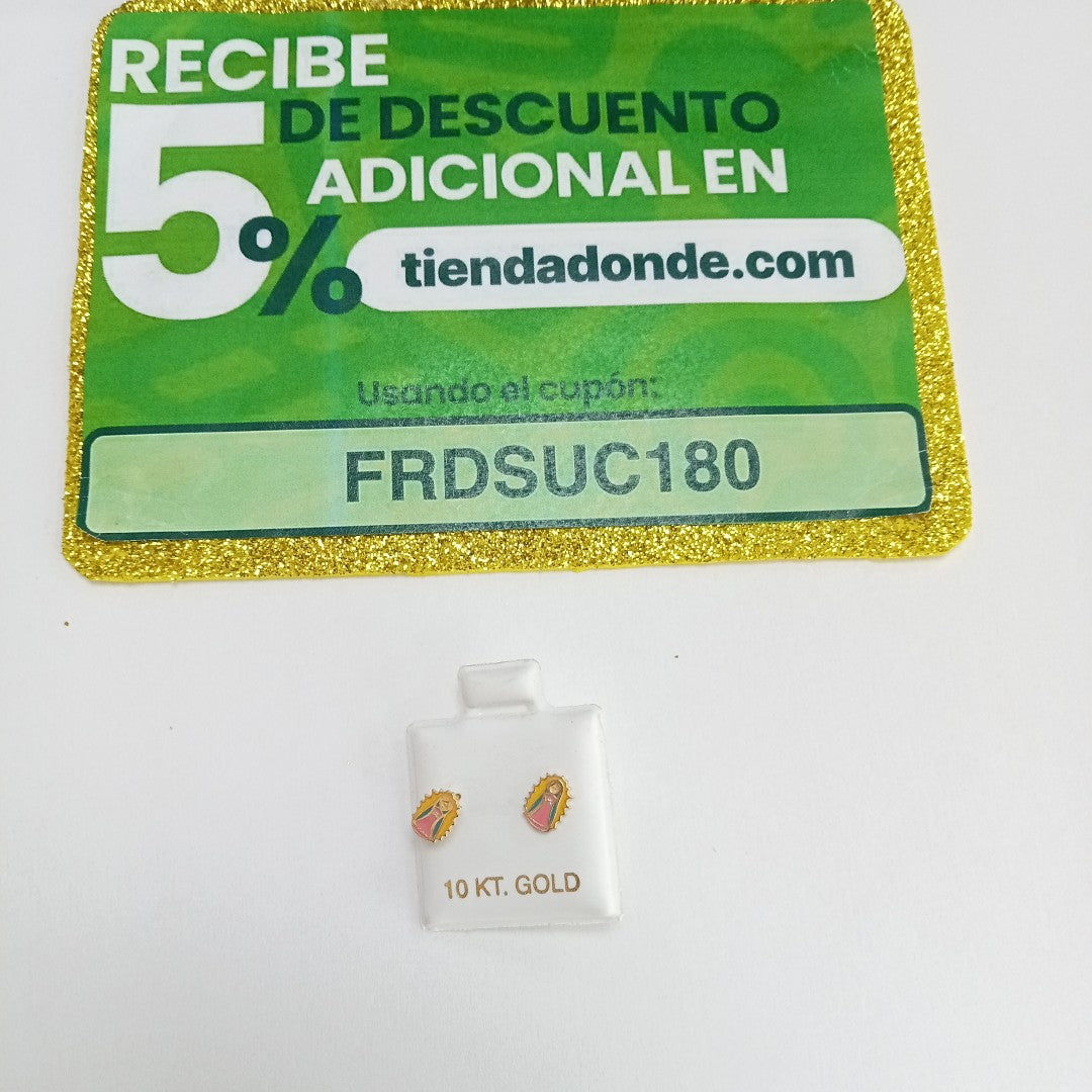 BROQUELES ORO 10K 1 (NUEVO)