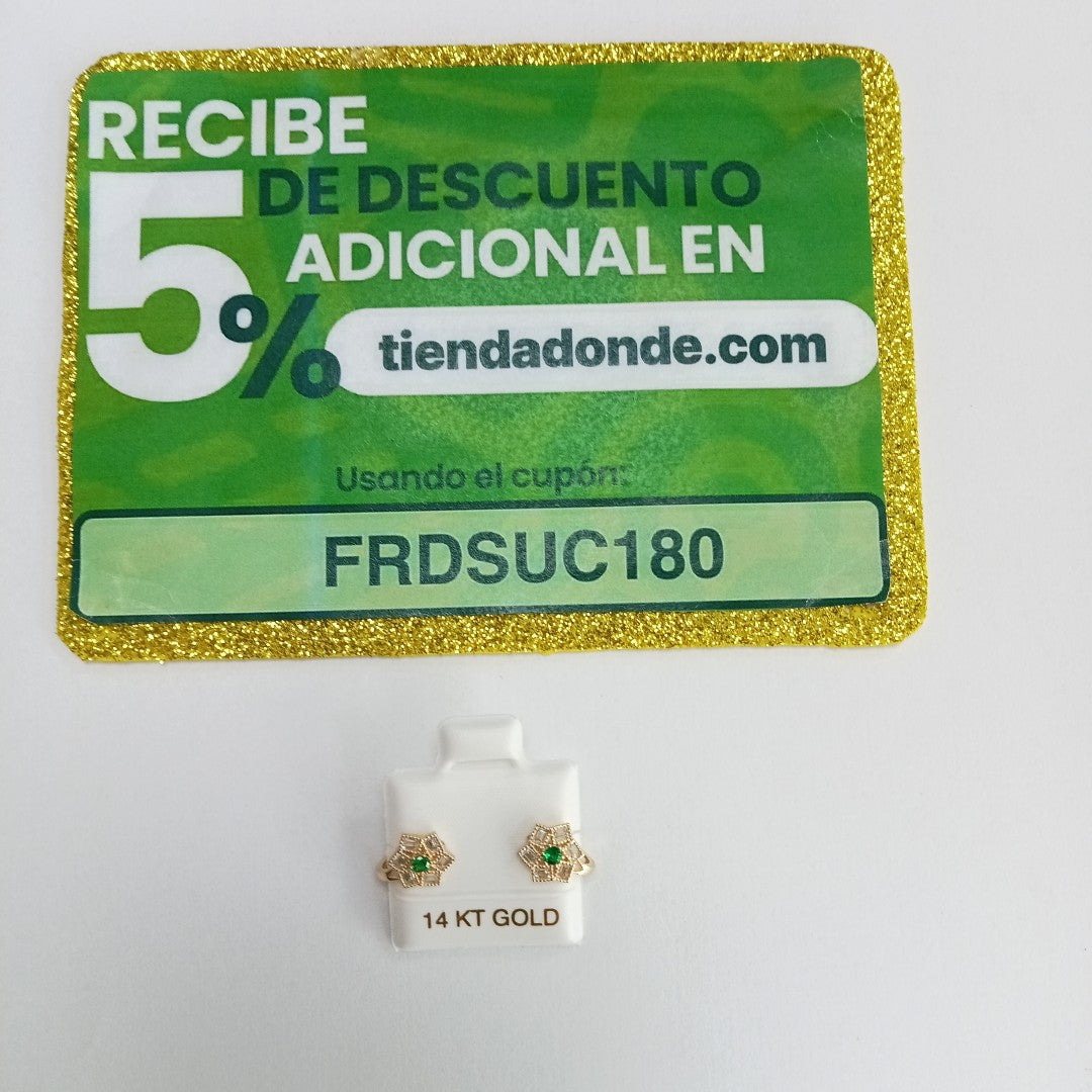 BROQUELES ORO 14K 1.3 (NUEVO)