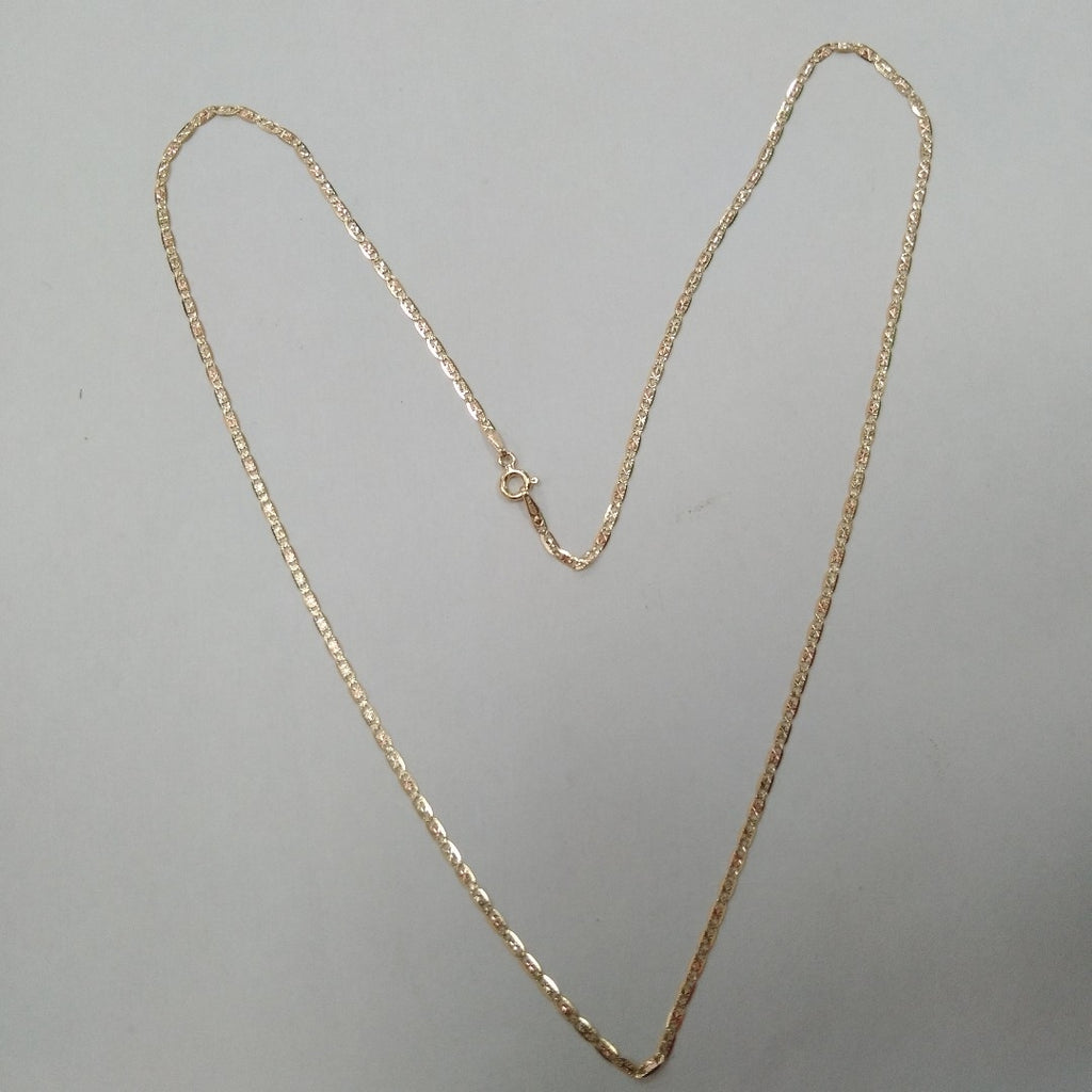 CADENAS VALENTINA/ESPEJO ORO 10K 2.8 (NUEVO)