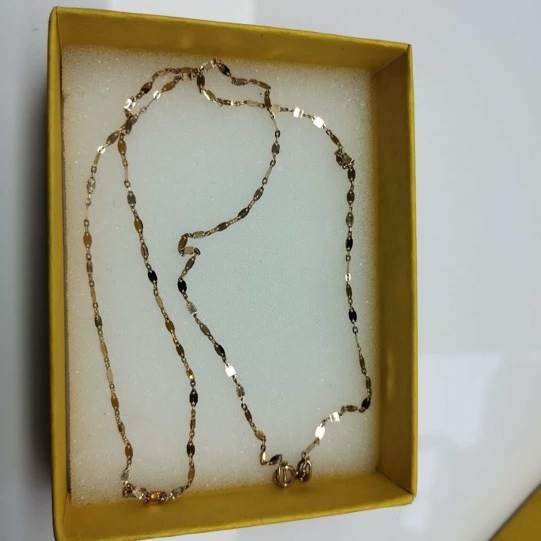 CADENA. ORO. 10 K 0.9 GRMS (SEMINUEVO)