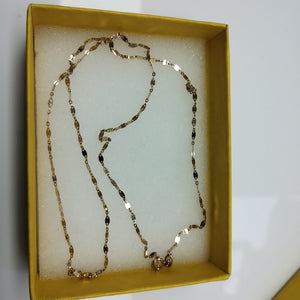 CADENA. ORO. 10 K 0.9 GRMS (SEMINUEVO)