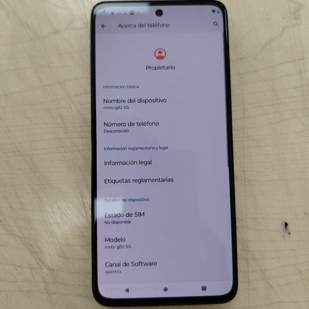 CELULAR MOTOROLA MOTO G82 XT2225-1 128 GB 6 GB RAM (SEMINUEVO)