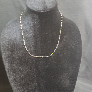CADENA. ORO, ORO COMBINADO. 10 K 0.9 GRMS (SEMINUEVO)