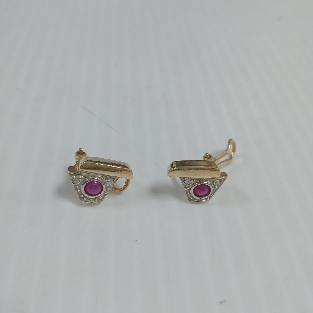 ARETES PAR ORO 14 K 5,30 GRMS (SEMINUEVO)