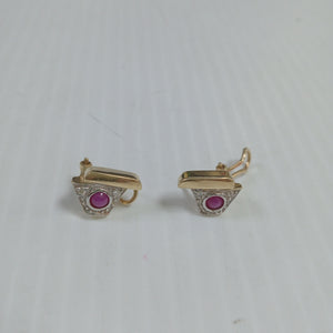 ARETES PAR ORO 14 K 5,30 GRMS (SEMINUEVO)