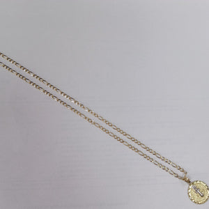 CADENA, MEDALLA RELIGIOSA. ORO. 10 K 5 GRMS (SEMINUEVO)