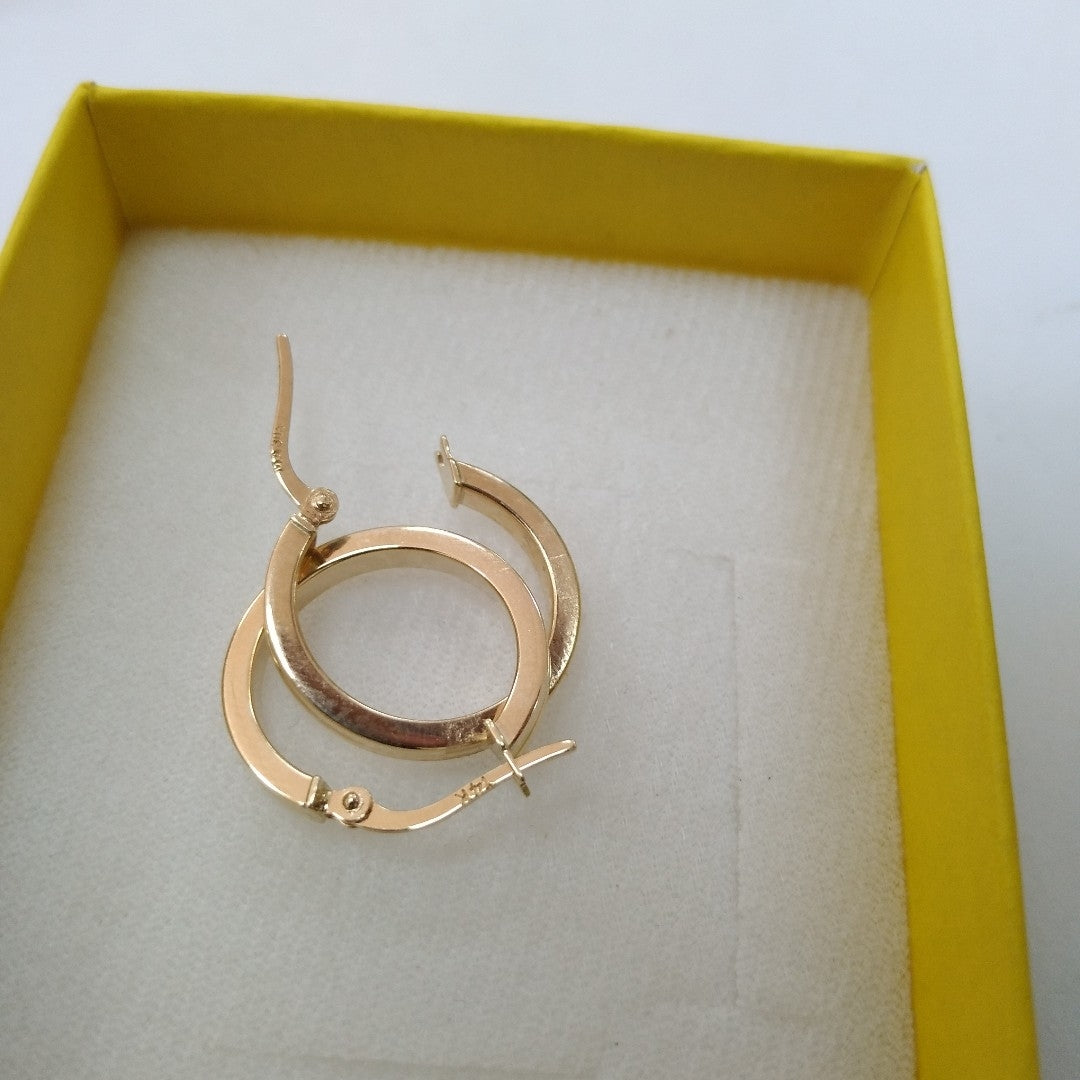 ARRACADAS ORO 14K 1.5 (NUEVO)