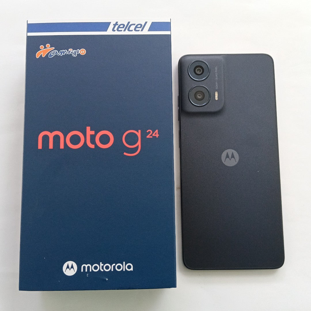 CELULAR MOTOROLA MOTO G24 XT2423-1 (2024) 256 GB 4 GB RAM (SEMINUEVO)