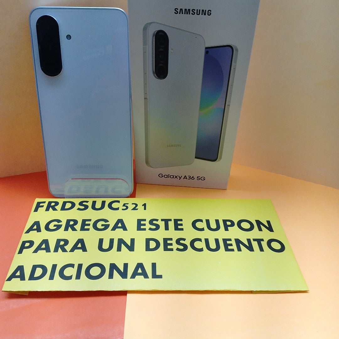 CELULAR SAMSUNG GALAXY A36 5G SM-A366E (2025) 128 GB 6 GB RAM (SEMINUEVO)