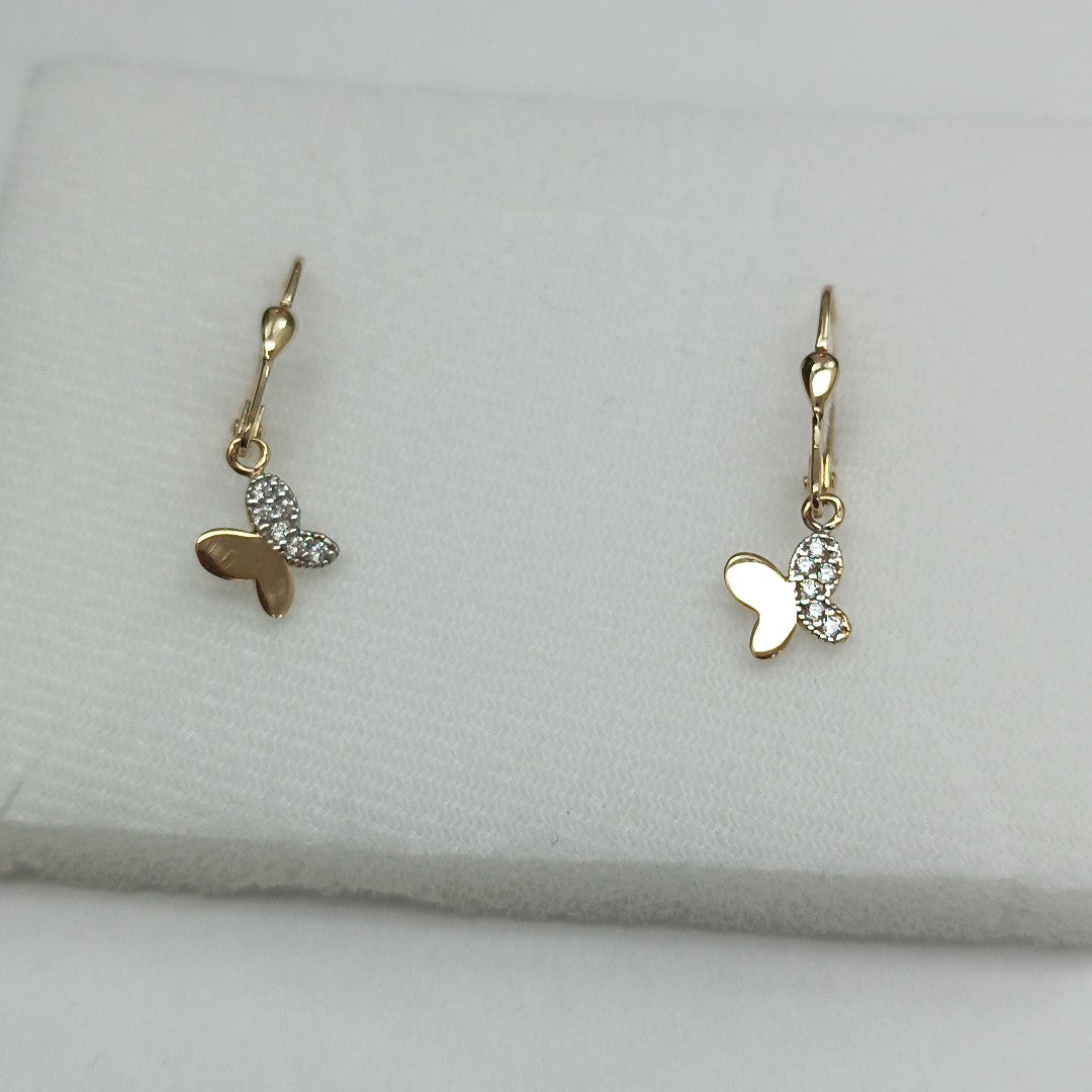 BROQUELES ORO 14K 1.9 (NUEVO)