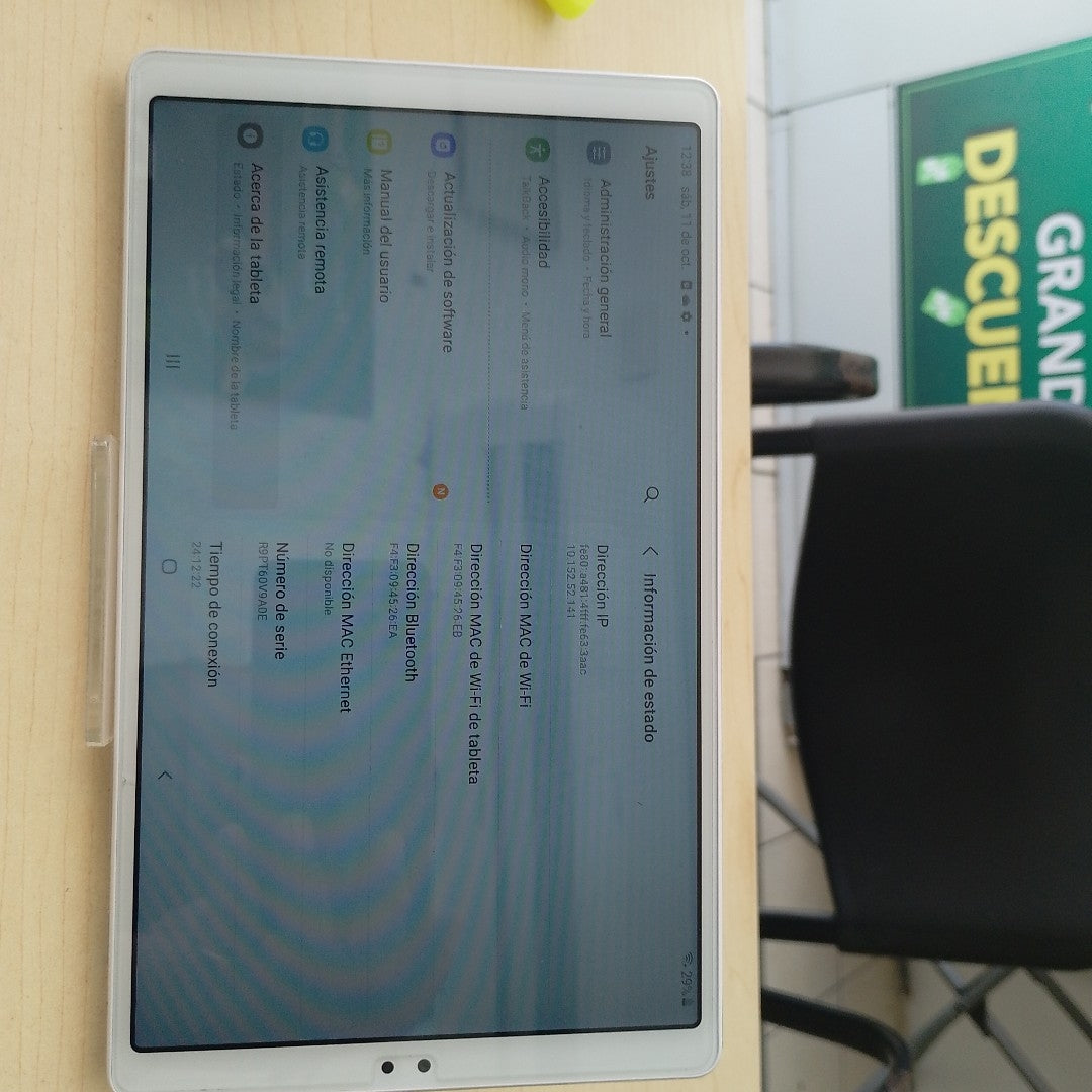 TABLETA SAMSUNG GALAXY TAB A7 LITE SM-T220 32 GB 3 GB RAM (SEMINUEVO)