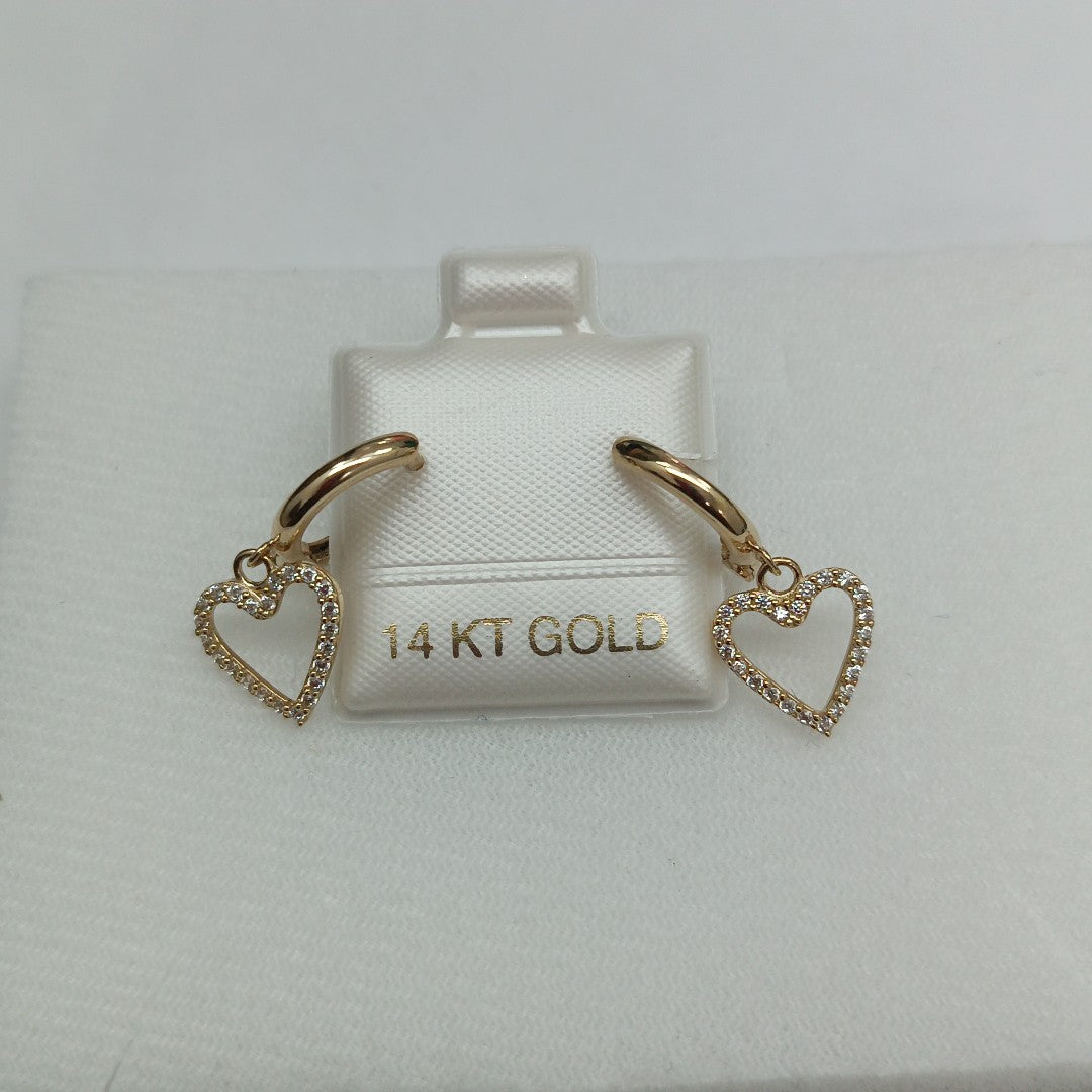 BROQUELES ORO 14K 1.9 (NUEVO)