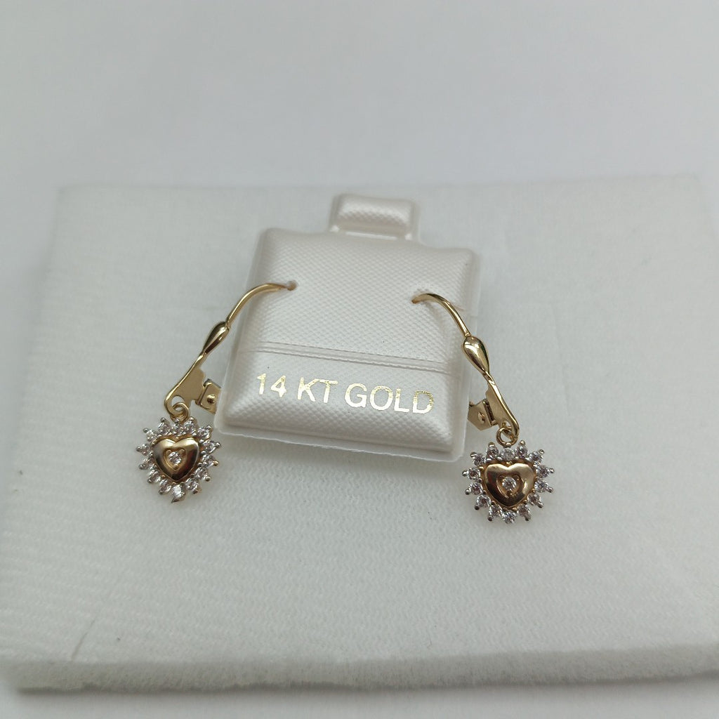 BROQUELES ORO 14K 2.1 (NUEVO)