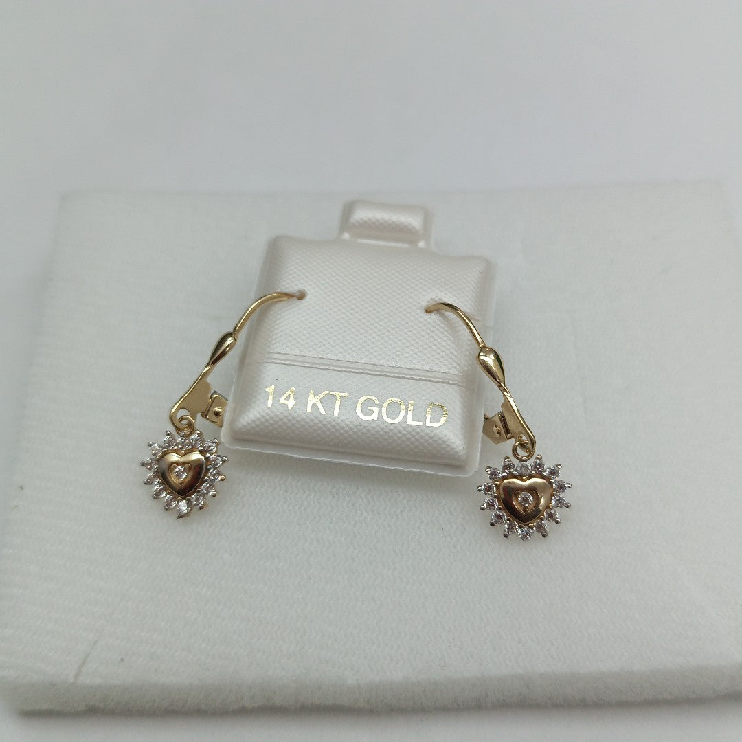 BROQUELES ORO 14K 2.1 (NUEVO)