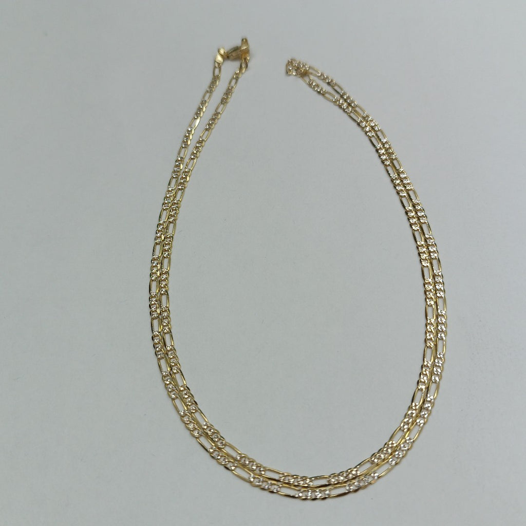 CADENAS CARTIER 3 1 DIAMANTADA ORO 14K 5.5 (NUEVO)