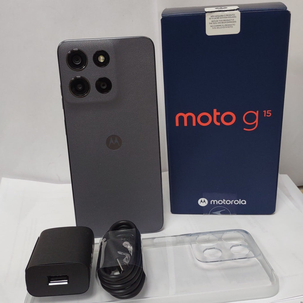 CELULAR MOTOROLA MOTO G15 XT2521-2 (2025) 256 GB 4 GB RAM (SEMINUEVO)