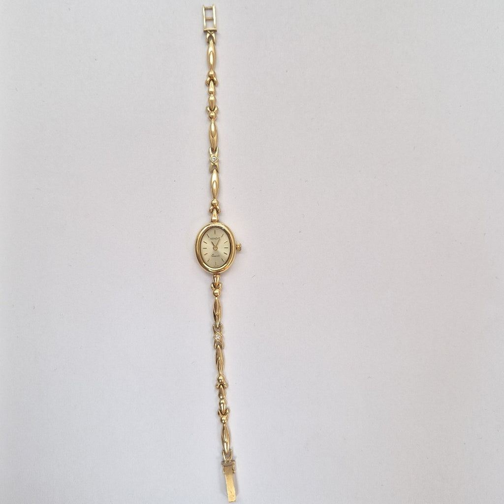 RELOJ CAJA Y PULSO ORO. ORO. 14 K 13.9 GRMS (SEMINUEVO)