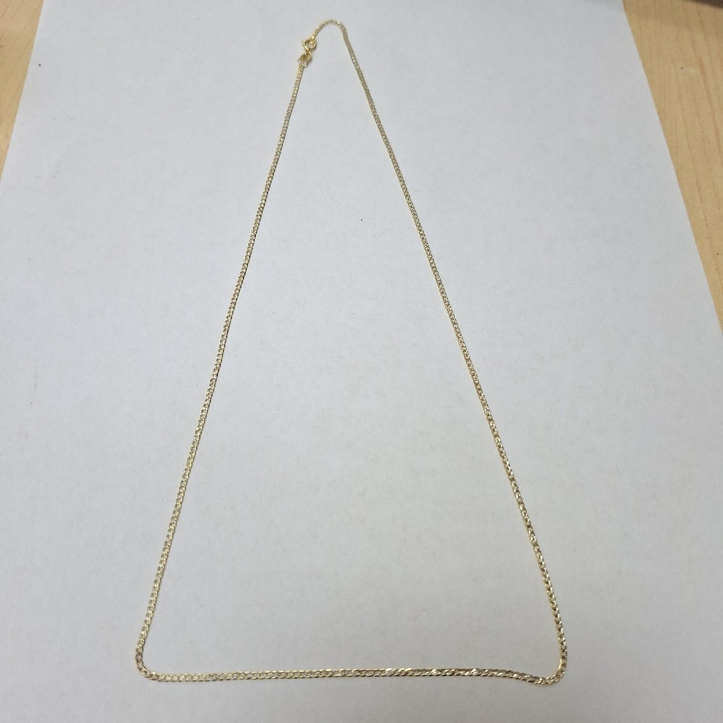 CADENAS BARBADA DIAMANTADA ORO 14K 2.1 (NUEVO)