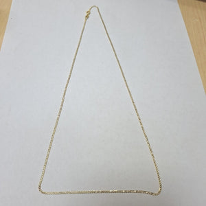 CADENAS BARBADA DIAMANTADA ORO 14K 2.1 (NUEVO)