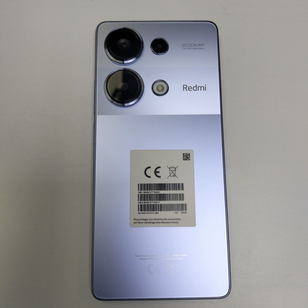 CELULAR XIAOMI REDMI NOTE 13 PRO 23117RA68G (2023) 256 GB 8 GB RAM (SEMINUEVO)