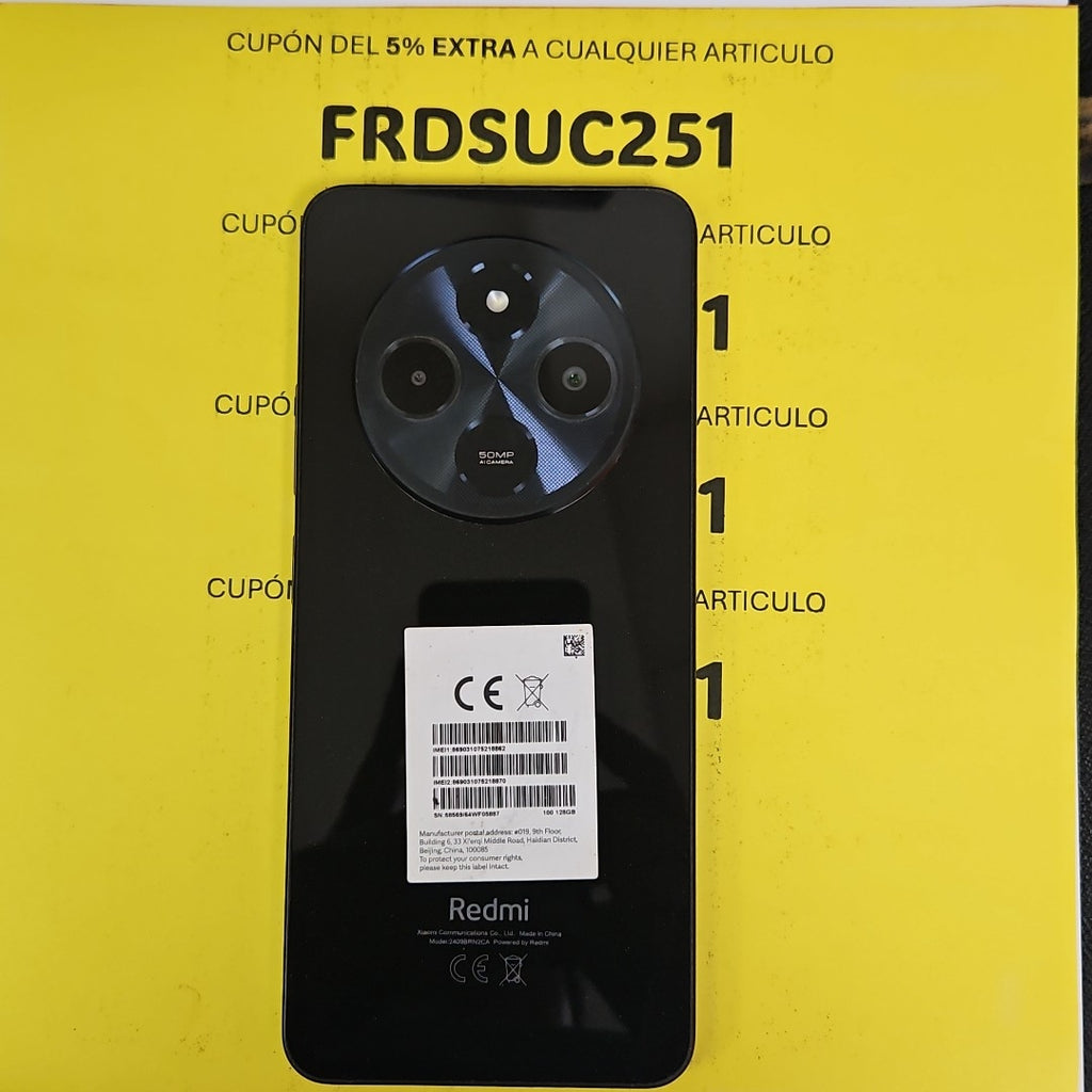 CELULAR XIAOMI REDMI 14C 2409BRN2CA (2024) 256 GB 8 GB RAM (SEMINUEVO)