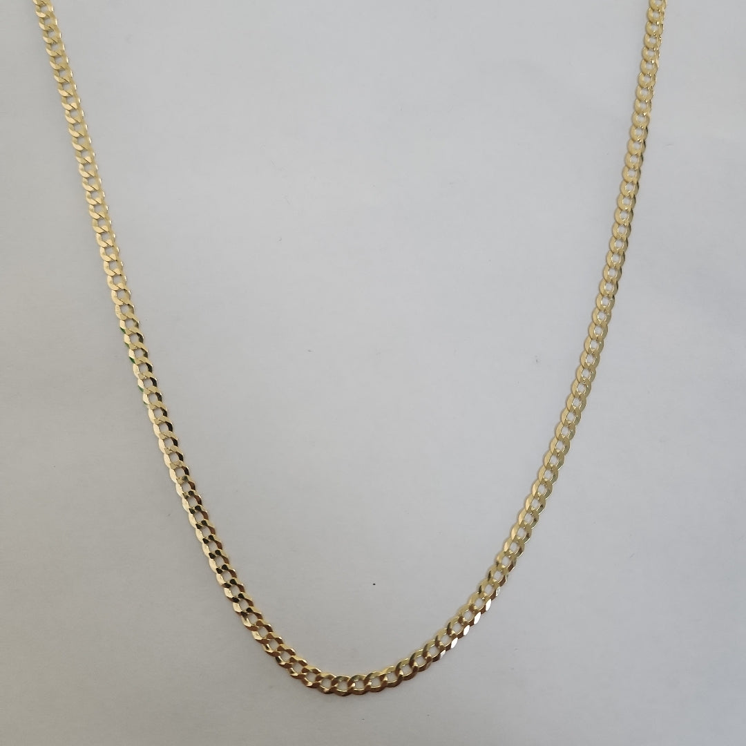 CADENAS BARBADA AMARILLA ORO 10K 5.8 (NUEVO)