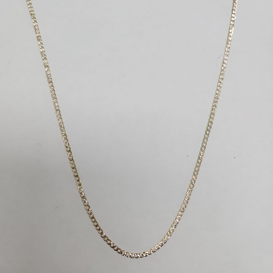 CADENAS BARBADA DIAMANTADA ORO 14K 2 (NUEVO)