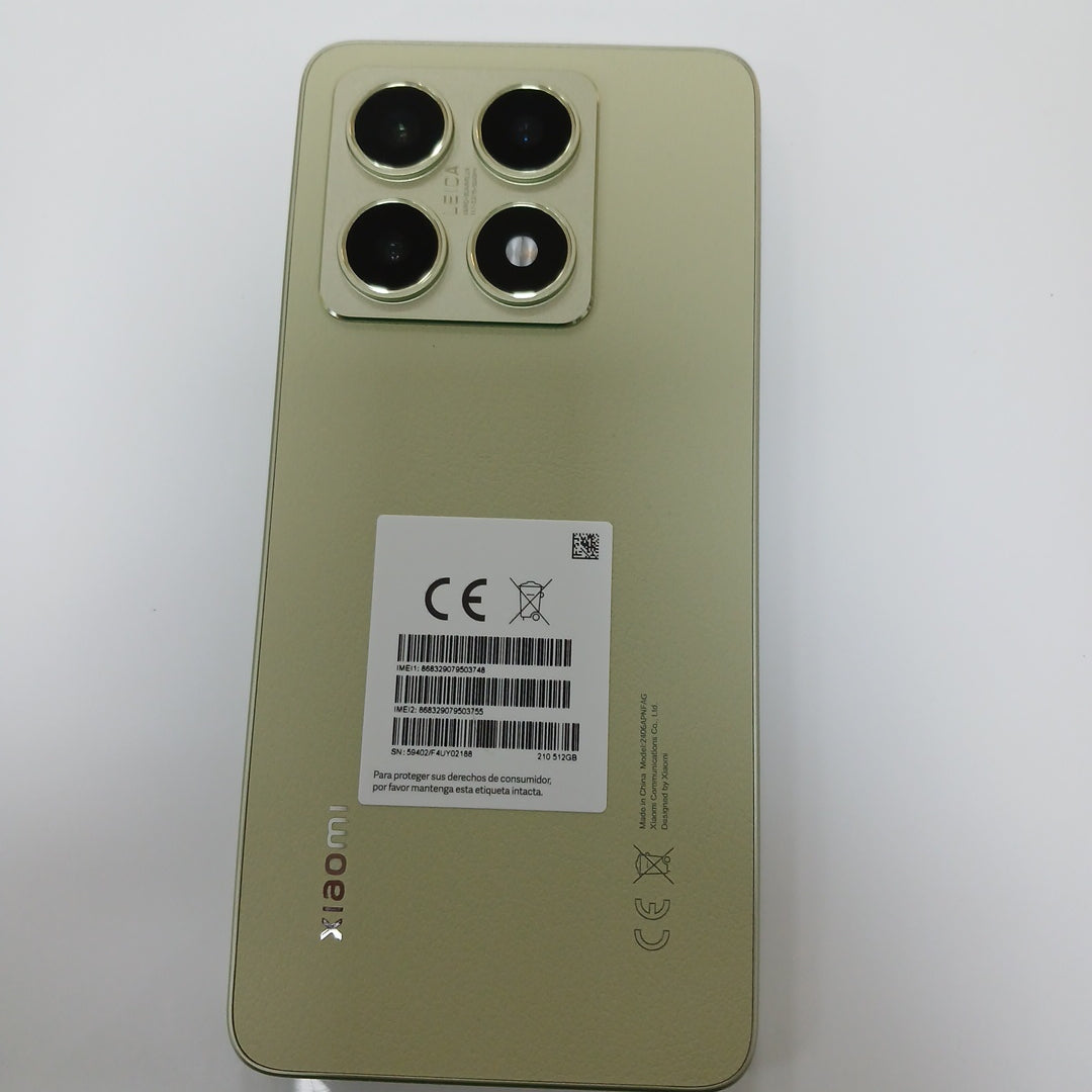CELULAR XIAOMI 14T 5G 2406APNFAG (2024) 512 GB 12 GB RAM (SEMINUEVO)