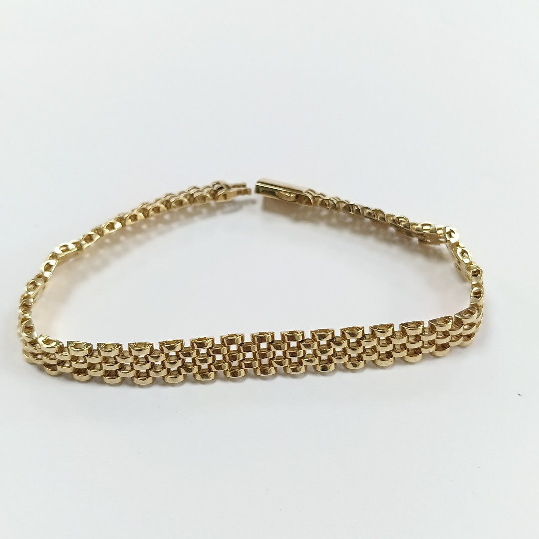 PULSERAS CABALLERO ORO 14K 18.4 (NUEVO)