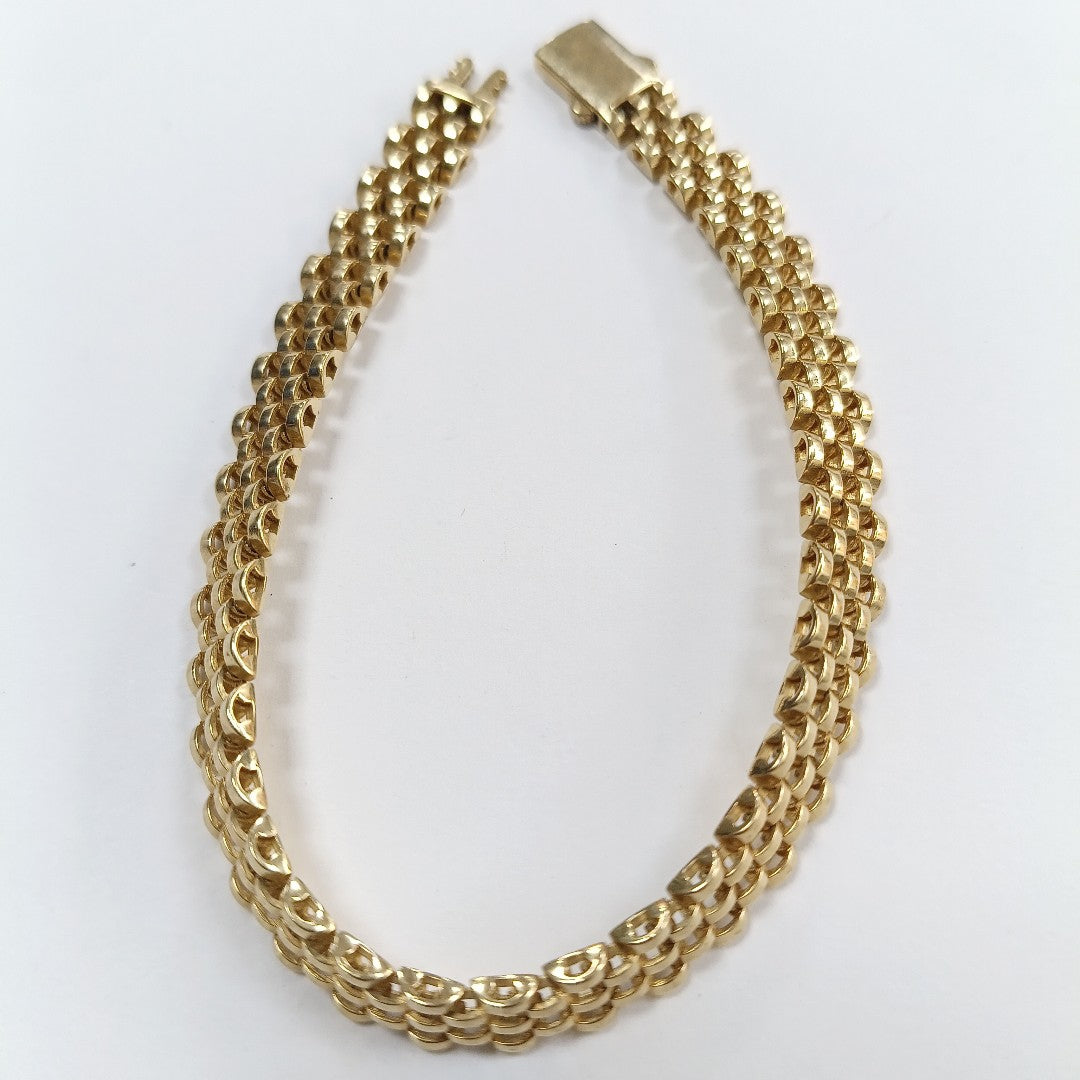 PULSERAS CABALLERO ORO 14K 18.1 (NUEVO)