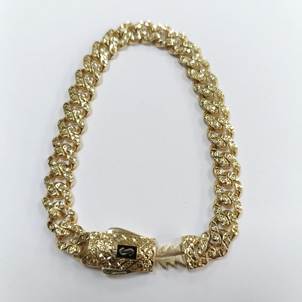 PULSERA MONACO ORO 14K 9.6 (NUEVO)