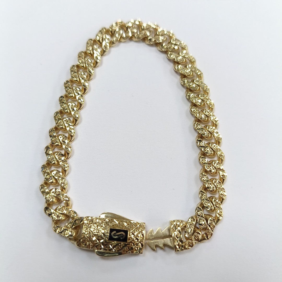 PULSERA MONACO ORO 14K 9.6 (NUEVO)