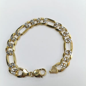 PULSERAS CABALLERO CARTIER 3 1 DIAMANTAD ORO 14K 35 (NUEVO)