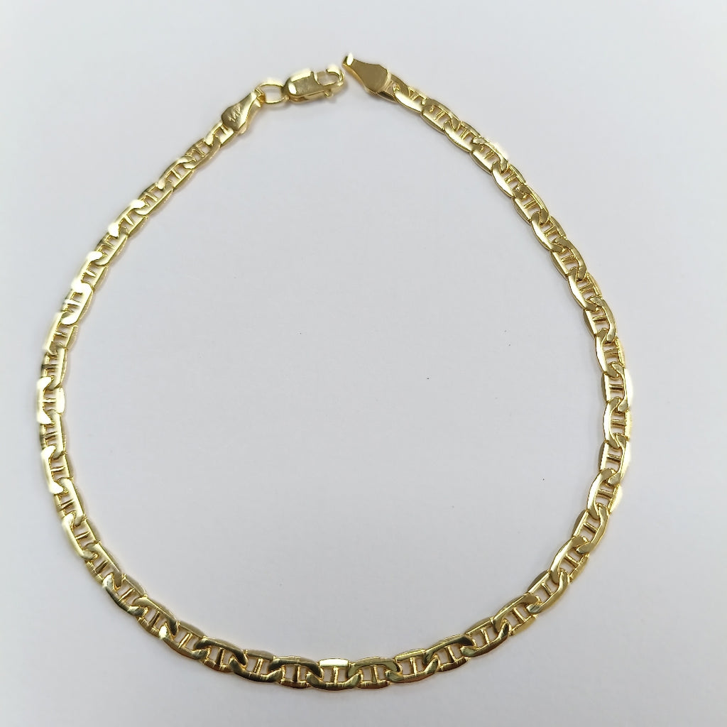 PULSERAS CABALLERO GUCCHI ORO 14K 4.4 (NUEVO)