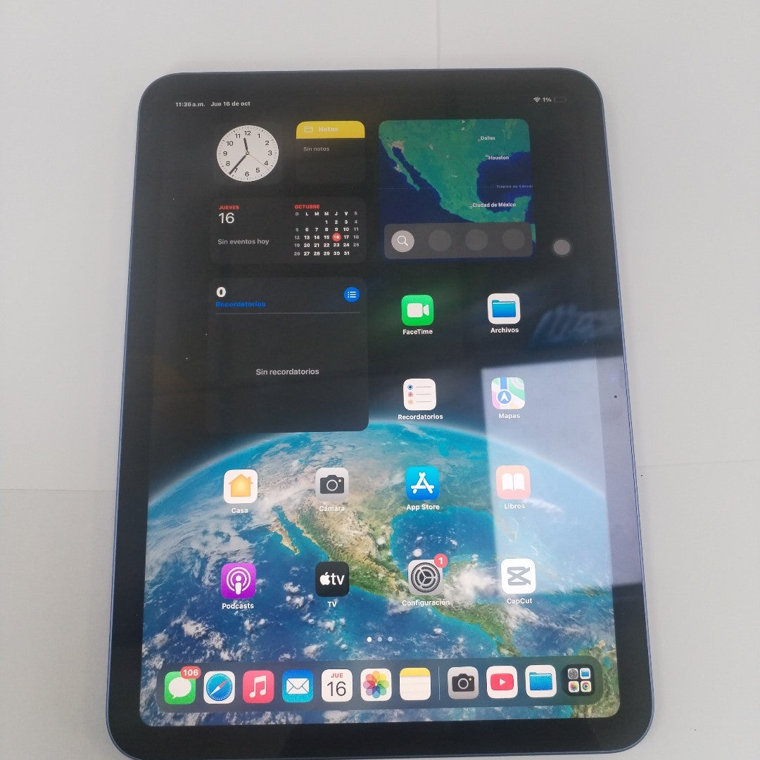 TABLETA APPLE IPAD 10 A2696 256 GB 4 GB RAM (SEMINUEVO)