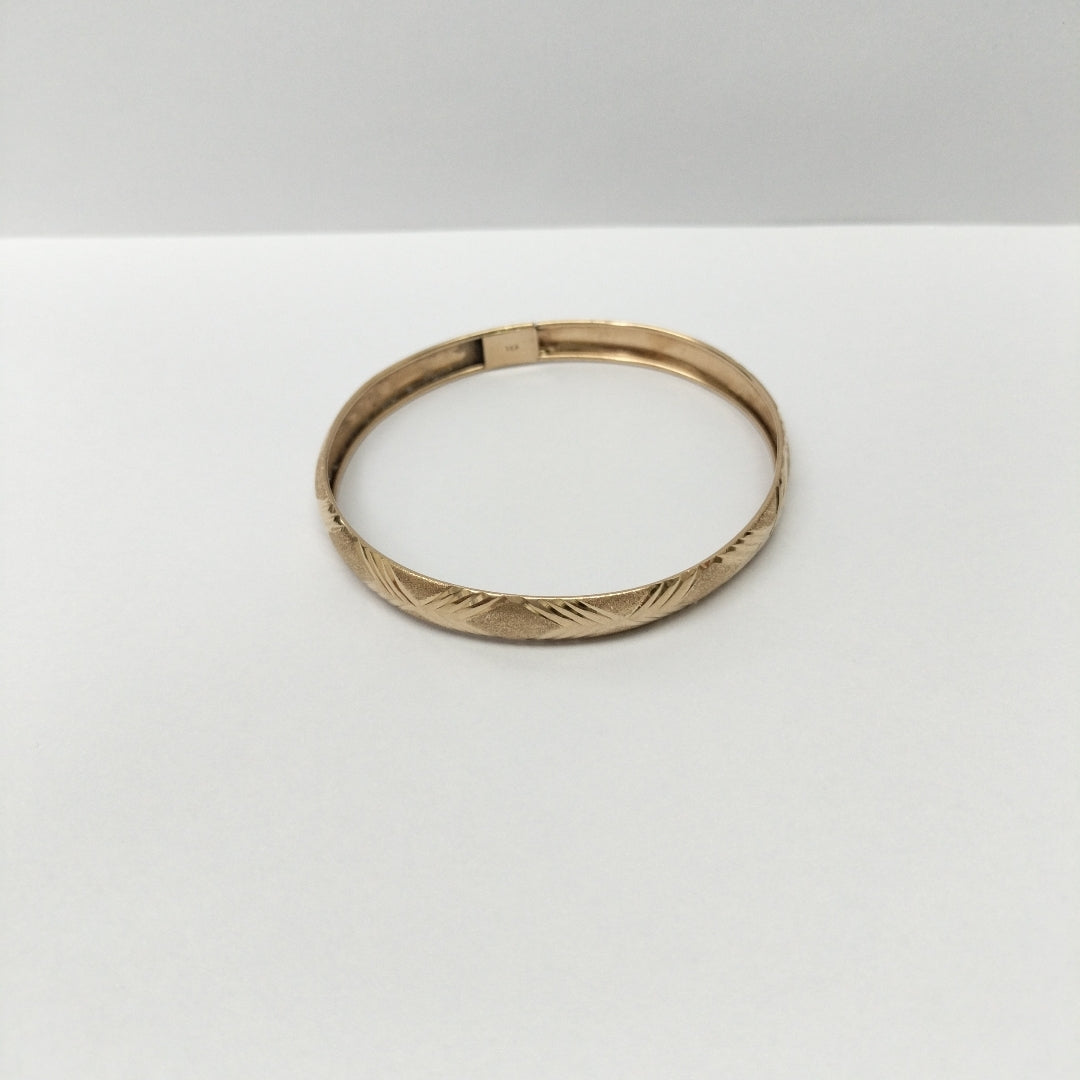 PULSERA RIGIDA. ORO. 14 K 5.8 GRMS (SEMINUEVO)