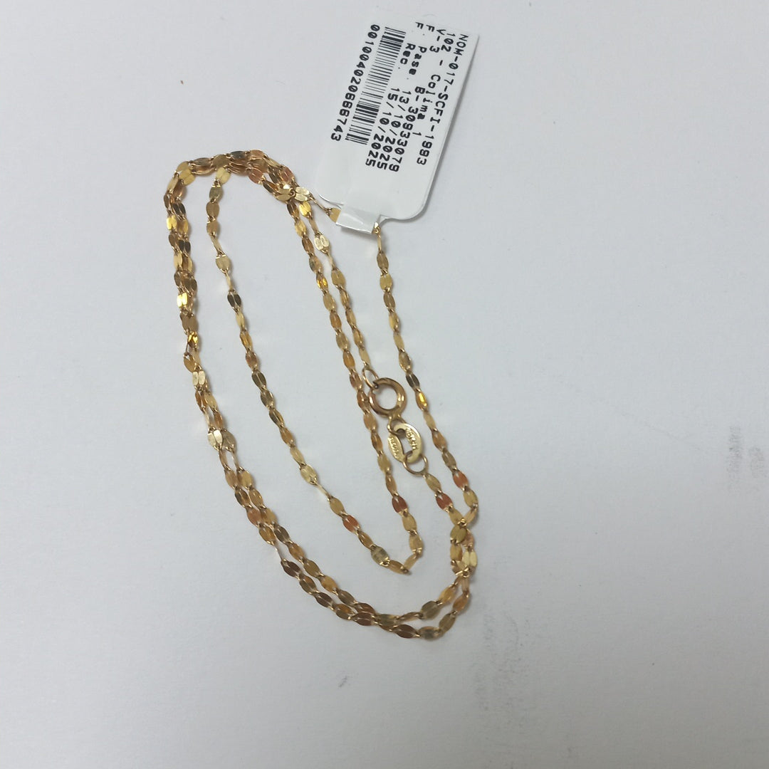 CADENA. ORO. 10 K 0.8 GRMS (SEMINUEVO)