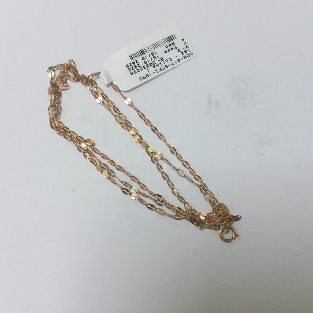 CADENA. ORO. 10 K 1.1 GRMS (SEMINUEVO)