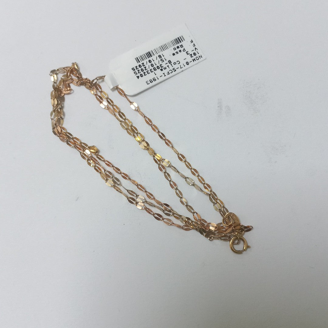 CADENA. ORO. 10 K 1.1 GRMS (SEMINUEVO)
