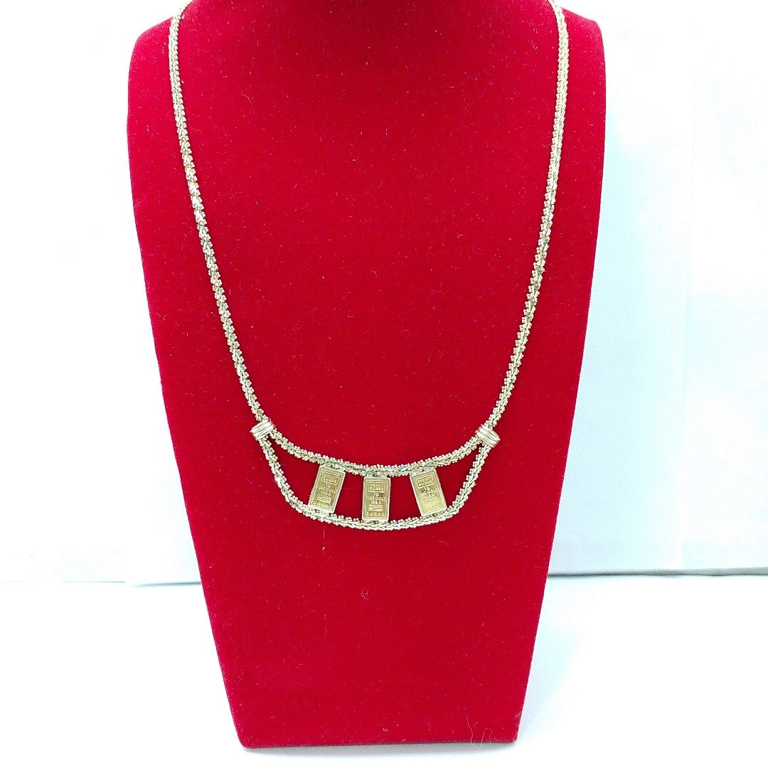 GARGANTILLA. ORO. 14 K 17 GRMS (SEMINUEVO)