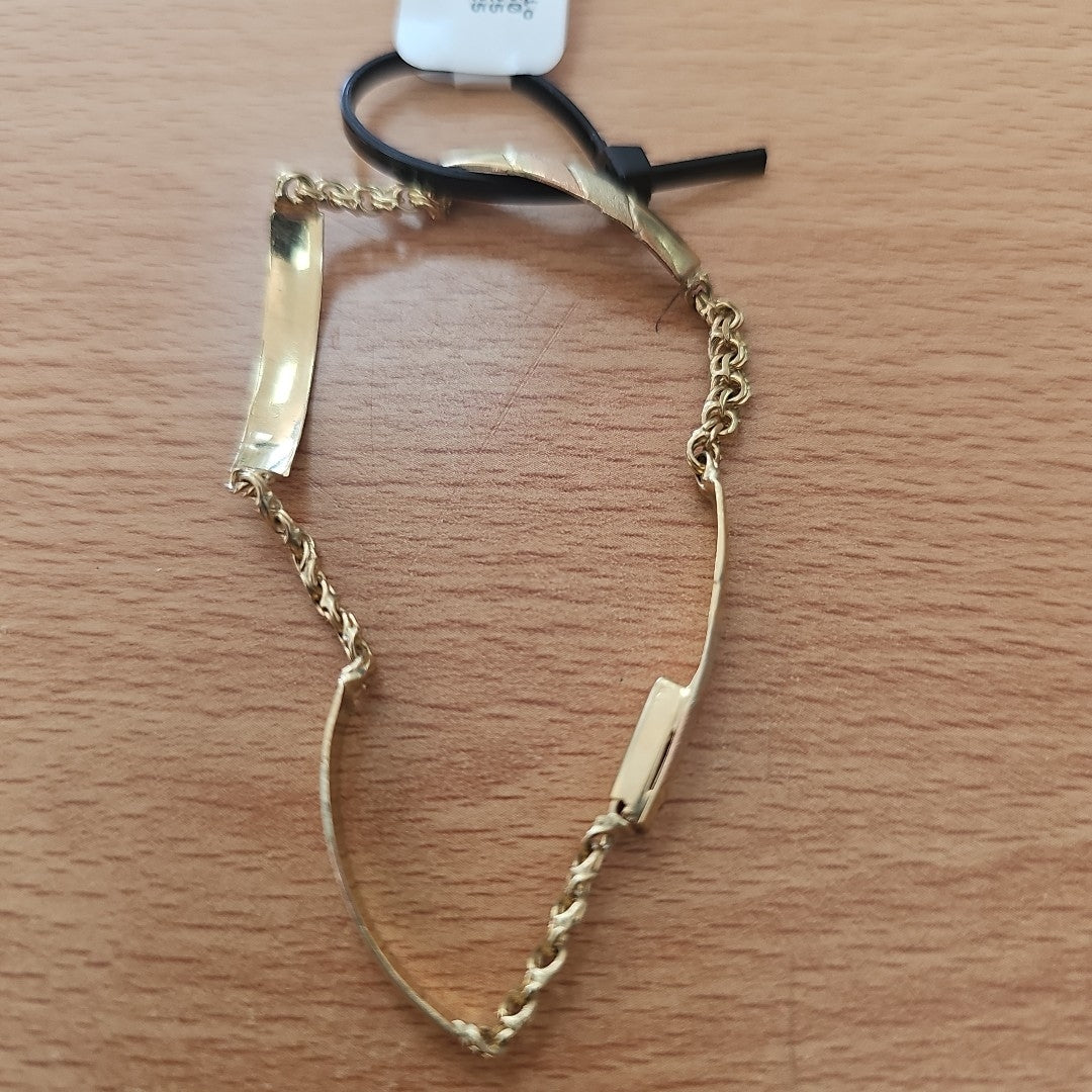 ESCLAVA. ORO, RODIADO 10 K 4.9 GRMS (SEMINUEVO)