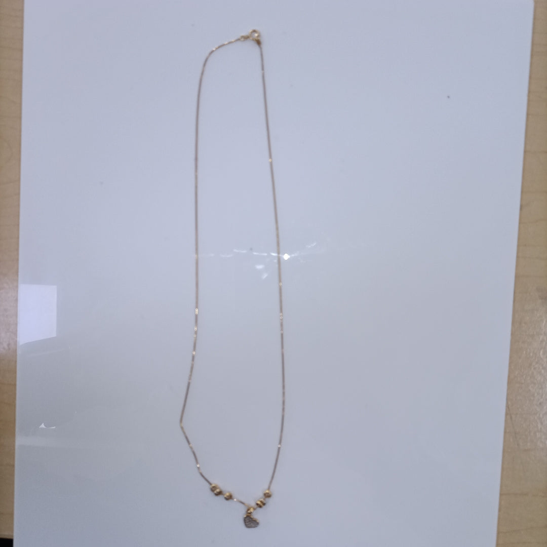GARGANTILLA. ORO, RODIADO 14 K 1.8 GRMS (SEMINUEVO)