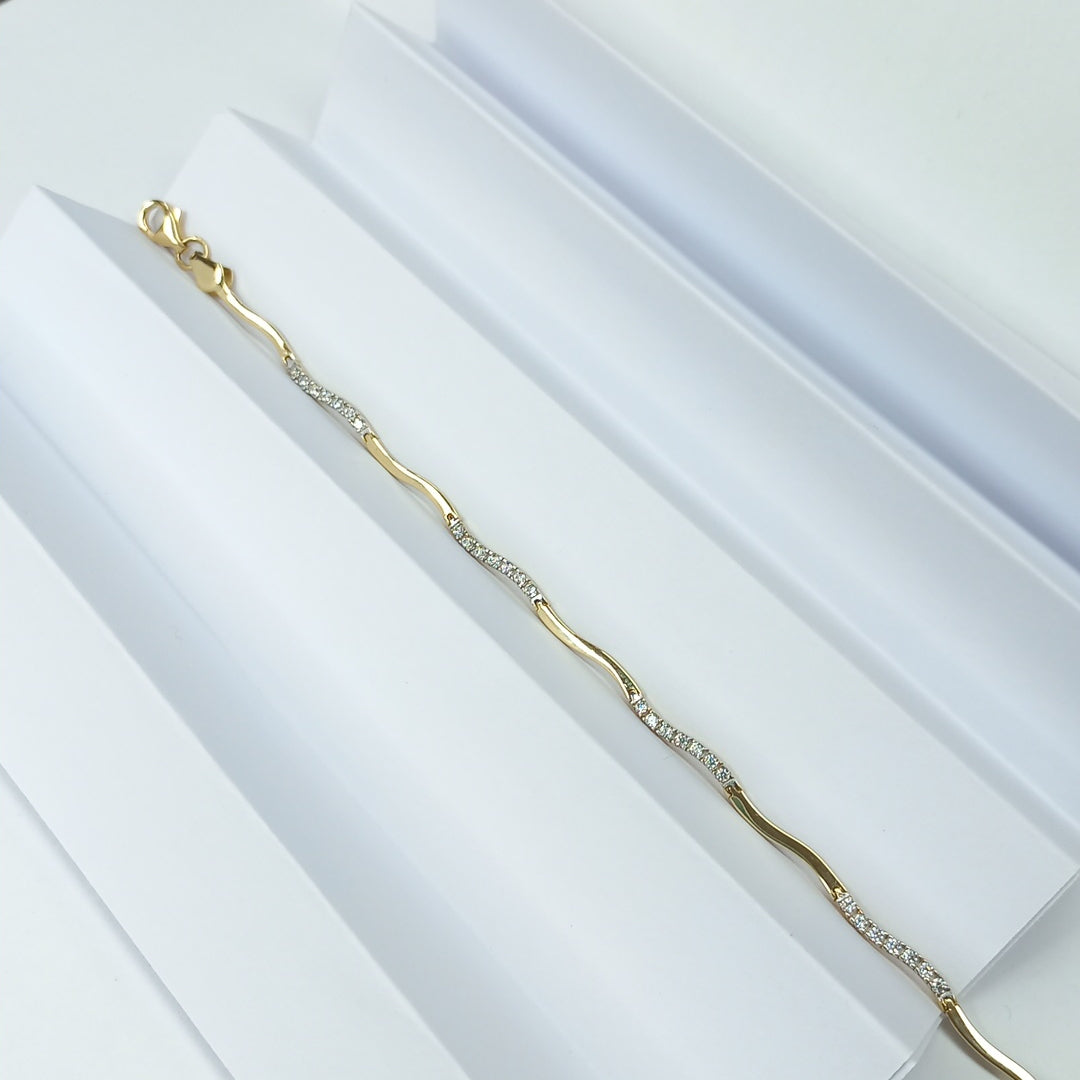 PULSERAS DAMA ORO 14K 3.6 (NUEVO)