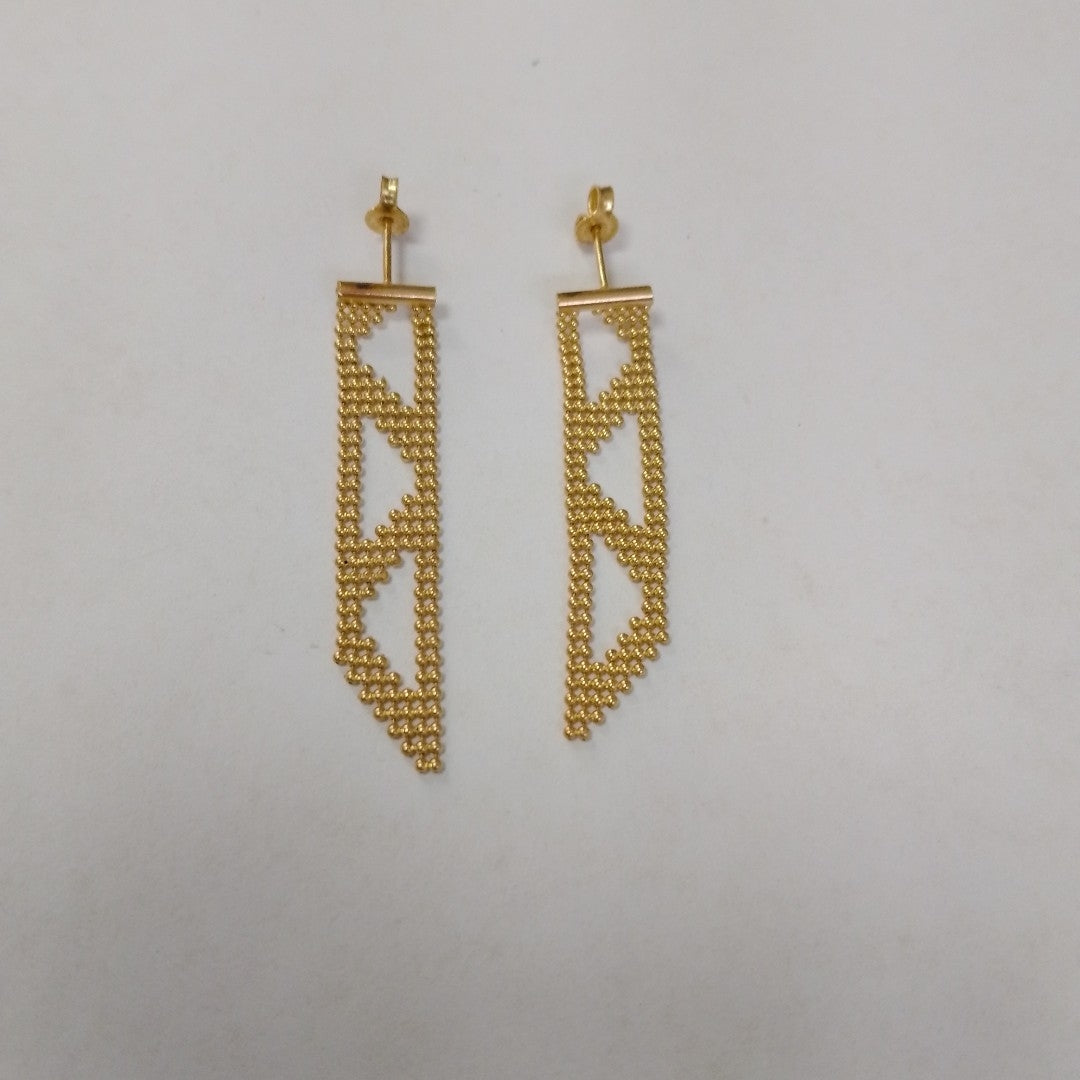 BROQUELES PAR ORO 14 K 3,50 GRMS (SEMINUEVO)