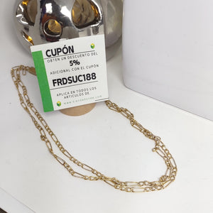 CADENA. ORO. 10 K 5.2 GRMS (SEMINUEVO)
